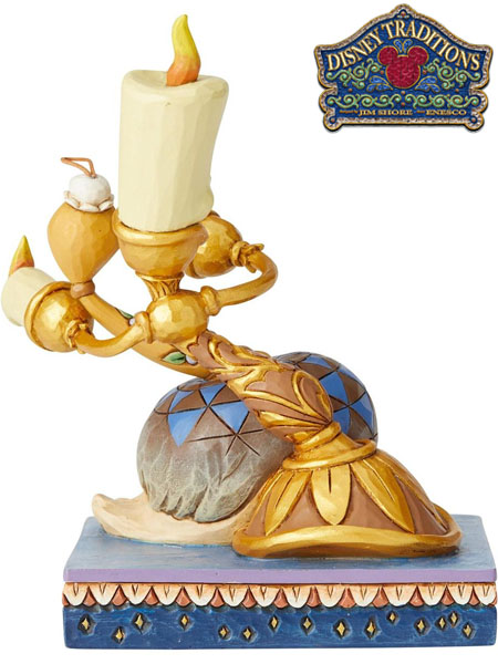 Disney Traditions Beauty and the Beast Lumiere & Feather Duster